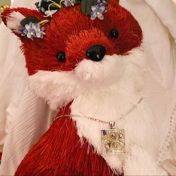 NWT 1 OF A KIND WHITE CRYSTALS DRUZY PENDANT - Picture 1 of 7